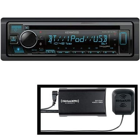 New Kenwood KDC-BT378U CD/BT Audio Receiver with Bluetooth and SiriusXM Tuner