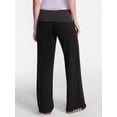 thumbnail image 3 of No Boundaries Foldover Wide Leg Pants, 31'' Inseam, Women's XXS-XXL, 3 of 5