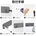 thumbnail image 6 of Unique Bargains Coat Rack Wall Mount Hooks for Hanging White 7.87"x1.57"x0.12" 1 Pc, 6 of 6