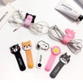 thumbnail image 4 of Organizador de cables Cute Cartoon Botón a presión Auriculares Bobinadora Soporte de línea, 4 of 4
