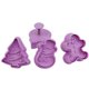 thumbnail image 1 of Moyic Molde de galletas de Navidad, molde para hornear postres ABS, muñeco de nieve, árbol de Navidad, molde para hacer manualidades Herramientas y accesorios para hornear Moyic HA001976-00, 1 of 6