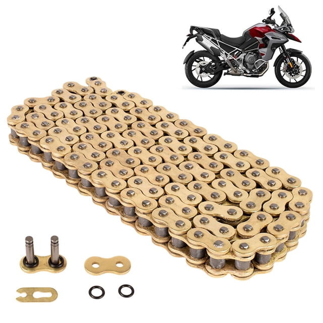 Cadena Reforzada O-ring Dorada 530HO x126 Moto Leiruki