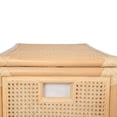 thumbnail image 5 of Kouboo Rectangular Rattan Cane Clothes Hamper And Laundry Basket With Removable Liner & Lid, 2 Loads, Natural, 5 of 11
