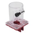 thumbnail image 3 of Woodworking Trimmer Base, Trimmer Slotting Bracket Opening Adjustable Red Transparent Aluminum Alloy Plastic Efficient  For FF02 6, 3 of 8