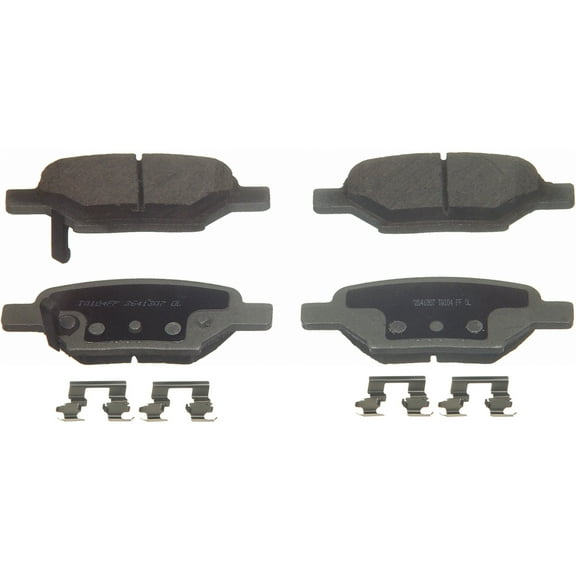 Wagner ThermoQuiet PD1033A Ceramic Disc Brake Pad Set Fits select: 2004-2012 CHEVROLET MALIBU, 2005-2009 CHEVROLET COBALT