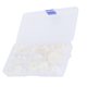 thumbnail image 5 of Juego de 35 articulaciones para muñecas, accesorios para manualidades DIY, suministros para hacer osos con perno, color blanco, 5 of 14