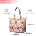 thumbnail image 4 of Pastel Halloween Pumpkins Ghosts and Bats Travel Tote Bags for Women Carry On,Large Weekender Bags for Women Travel,Multi Functional Duffle Bag for Work,Shopping,Sports, 4 of 5