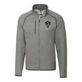 thumbnail image 2 of Men's-Cutter & Buck  Heather Gray LA Galaxy Mainsail Sweater-Knit Full Zip Jacket, 2 of 3