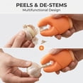 thumbnail image 5 of 2 in 1 Garlic Peeler, Manual Peeling Tool, Garlic Peeler Clips with Non Slip Grip, Vegetable Peeling Tool, 5 of 7