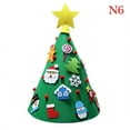 thumbnail image 2 of FNNMNNR Felt Christmas Tree Decoration Ornaments Handmade DIY Cartoon Christmas Tree, 2 of 6
