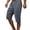 Gray, variant on TIHLMK Mens Swim Shorts Men's Casual Drawstring Pocket Solid Color Cotton And Linen Sports Shorts