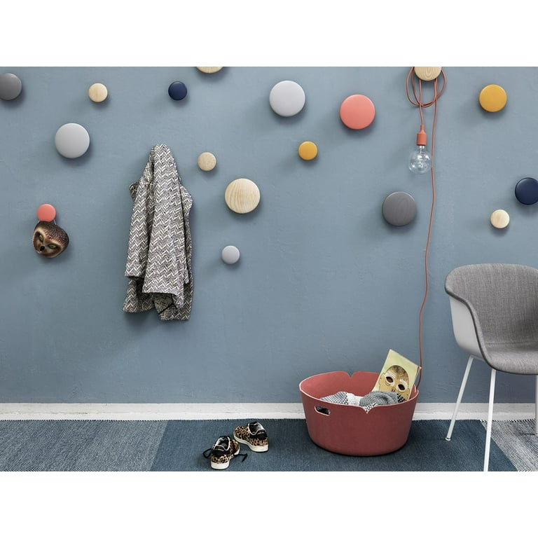 Wall Mounted Wooden Wall Dots MLF The Dots Coat Hooks(Large Size