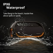 Update Bluetooth Speaker – 60W Hi-Res Audio, 120W Stereo Pairing, IPX6 Waterproof, 15 Hours Playtime, NFC & Multiple Connectivity Tronsmart Bang