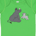 thumbnail image 4 of Inktastic Cute Rhinos Boys or Girls Baby Bodysuit, 4 of 5