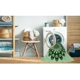 thumbnail image 2 of Ahgly Tapis Rectangulaire Lavable en Machine Intérieur Transitionnel Vert Pâle, 7 Pieds x 9 Pieds, 2 of 7