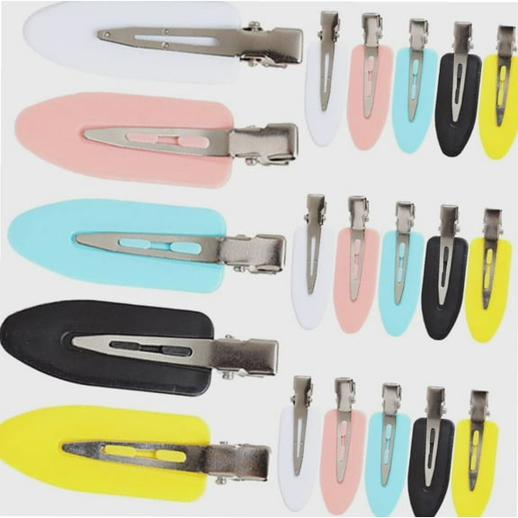 20pcs Korean Hair Clips Makeup Hair Clips Flat Hair Clips Hair Clips for Women Skincare Headbands That Girl Aesthetic Stuff No Dent Hair Clip Creaseless Hair Clips Band Hair Clip