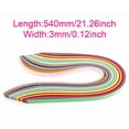 thumbnail image 3 of ZOURIH 36 Colors 1440 Strips Paper Quilling Strips Width 3mm Length 54cm Quilling Paper for Adults and Beginner DIY Craft,Multucolor, 3 of 6