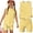 Yellow, variant on Summer Outfits for Kids Girls Size 7-8 Girls 2 Piece Outfits Cute Clothing Sets Vacation Short Sleeve T Shirts Top and Shorts Athletic Tracksuit Yellow 12-13 Years