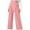 Pink, variant on cfhntfmh Work Pants for Women Fall Loose High Waisted Business Casual Pants Formal Straight Wide Leg Long Trousers with Pockets