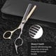 thumbnail image 4 of Tijeras profesionales para cortar y entresacar el cabello, juego de tijeras de peluquería de 15 cm (6 pulgadas) para salón y uso doméstico., 4 of 5