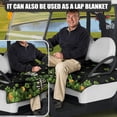 thumbnail image 5 of Whosucclay Lucky Hat Skull Pattern Comfort Golf Cart Seat Protector, with Storage Pockets Thick Golf Cart Protector for EZGO Club Car Yamaha, 52.36" x 32.28", 5 of 7