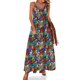 thumbnail image 1 of Vestido de grafiti abstracto en blanco y negro, ropa de calle, vestidos largos casuales, vestido maxi de playa de verano, diseño, vestido, idea de regalo, 1 of 7