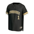 thumbnail image 2 of Unisex GameDay Greats #1 Black Vanderbilt Commodores Lightweight Collegiate Baseball Fashion Jersey, 2 of 4