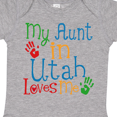 thumbnail image 4 of Inktastic My Aunt in Utah Loves Me Boys or Girls Baby Bodysuit, 4 of 5