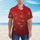 thumbnail image 2 of Balery Merry Christmas Camisas hawaianas de manga corta para hombre, camisas playeras de corte holgado, camisas de vacaciones con botones,Small, 2 of 7