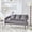Charcoal, variant on 53.7" Modern Beige Velvet Loveseat Sofa with Open Back, 2-Seater Small Comfy Sofa for Living Room, Bedroom, Office, or Studio Apartment, Metal Legs, Mini Upholstered Settee