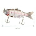 thumbnail image 3 of Multi Jointed Bait 6-Segment Fishing Lures Swimbait Bass Tackle 3 PCS / Rainbow, 3 of 6