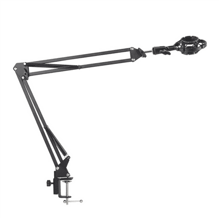 Microphone Arm Stand Table Top Universal Cantilever Shock Clamp for