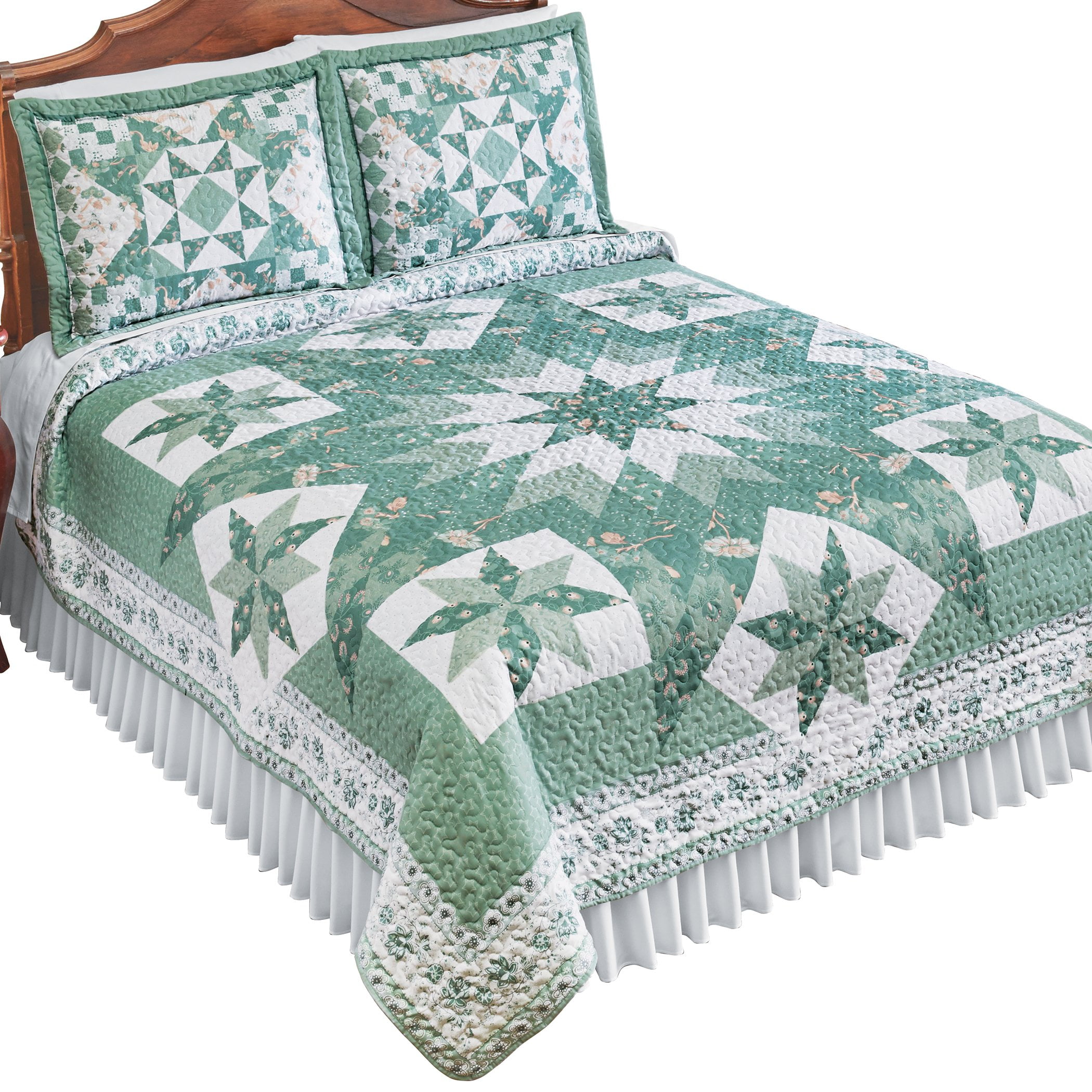 Camouflage Western Boots Cowboy Design Star Barbed Wire Quilt BedSpread 