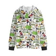 thumbnail image 2 of Chririnla Soccer Pattern Fleece Sweatshirt for Boys and Youth - Trendy Fall Hoodie with Long Sleeve for School and Outdoor, 2 of 7