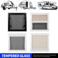 thumbnail image 4 of Caravan Window, Push Out 24 X 24in Aluminum Alloy Frame 75 Deg Opening RV Side Window UV Protection  for Trailers for Motorhome, 4 of 7