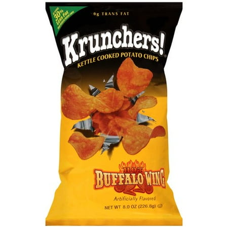 Krunchers Hot Buffalo Wing Potato Chip - Walmart.com