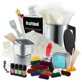 Hearth & Harbor Soy Candle Making Kit - Natural Soy Wax, Tins, Melting Pot,  Cotton Wicks, Metal Centering Tool, and More - On Sale - Bed Bath & Beyond  - 35166338