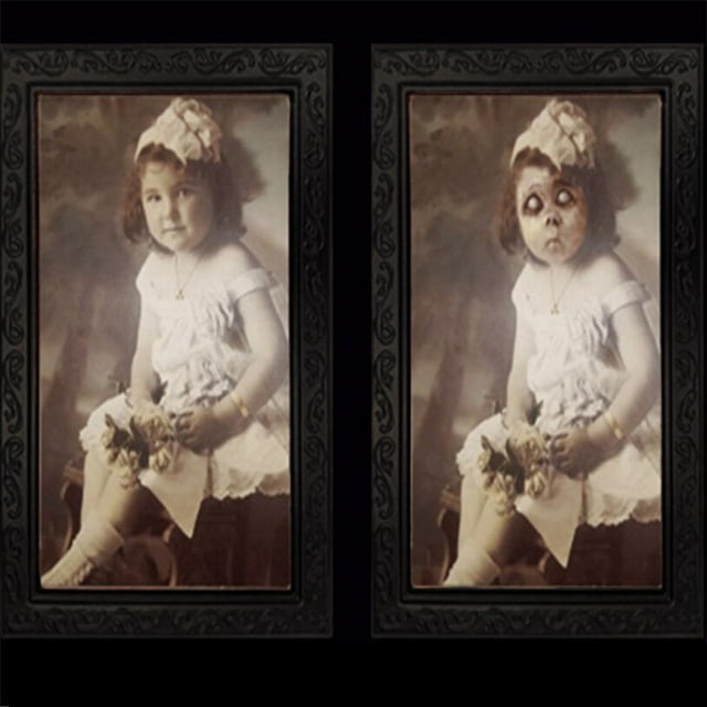 Liquidation! Cadre Photo d'Horreur Lenticulaire Visage Changeant 3D Effrayant Hanté Effrayant