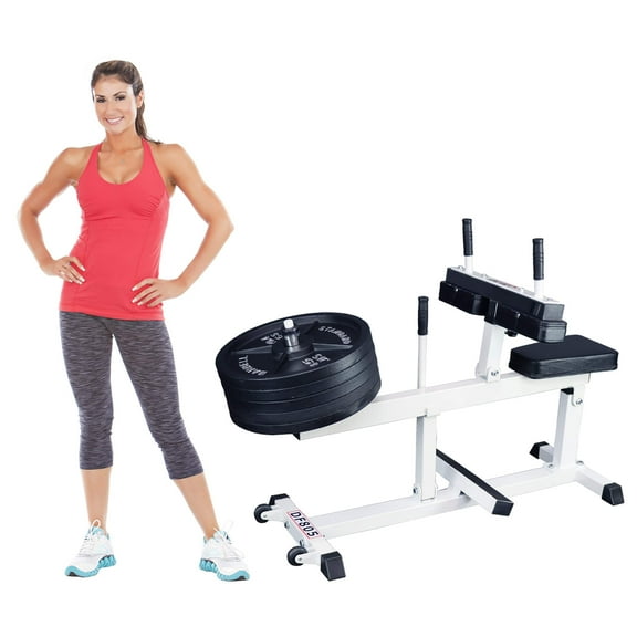 Deltech Fitness Seated Calf Machine Model #DF805, Powder Coated Steel