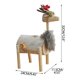 thumbnail image 3 of Fiudx Ofertas relámpago del día, solo en línea Adornos navideños de ciervos, adornos de bricolaje, decoración de escenas festivas, pequeños adornos de ciervos de madera maciza, 3 of 7