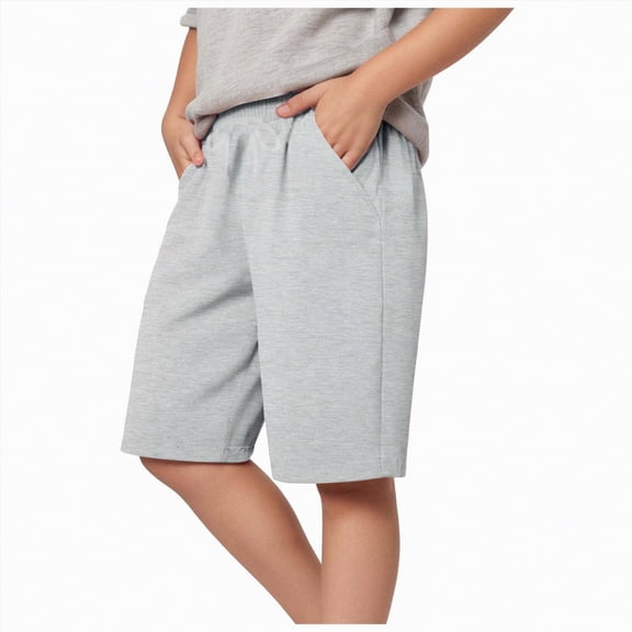 Gubotare Shorts Boy Boy Kids Shorts Toddler Baby Boys Pull-On Shorts Drawstring Elastic Waist Boys Shorts 3t 4t (Grey,3-4 Years)