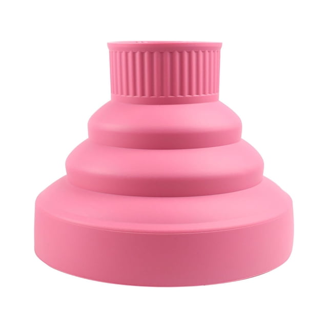 Difusor Plegable Del Secador De Pelo, Difusor Eléctrico Práctico Rosado Decorativo Del Secador De Pelo Para El Cuarto De Baño
