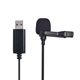 thumbnail image 4 of Micrófono Externo USB Para Cuello Micrófono Y Cable Para Computadora Portátil Con Teléfono Inteligente Sunnimix micrófono de solapa usb, 4 of 6