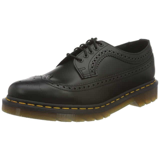 Zapatos Brogue de Cuero Unisex Dr. Martens 3989 Negro