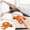 Orange, variant on Fruit Series Turtle Hand Stimulation Clicker, Sensory Digital Desktop Fidget Toy, for Attention Deficit Hyperactivity, Mechanical Click Sound Stress Relief