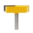 thumbnail image 1 of yeacher Cleaning Bottom Router Bits with 8mm Shank Cutting Diameter for Surface Planing Router Bit, 1 of 8