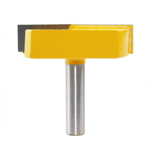 yeacher Cleaning Bottom Router Bits with 8mm Shank Cutting Diameter for Surface Planing Router Bit