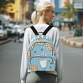 thumbnail image 7 of FORMRS Mini Backpack Purse for Women Travel Daypack Casual Shoulder Bag, Milk and Cookies, 7 of 7