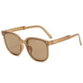 thumbnail image 1 of CSChome Foldable Sunglasses Children Sunglasses Foldable Strong Hinge UV Transparent Clear View Easy Storage Photo Prop Decorative Collapsible, 1 of 7
