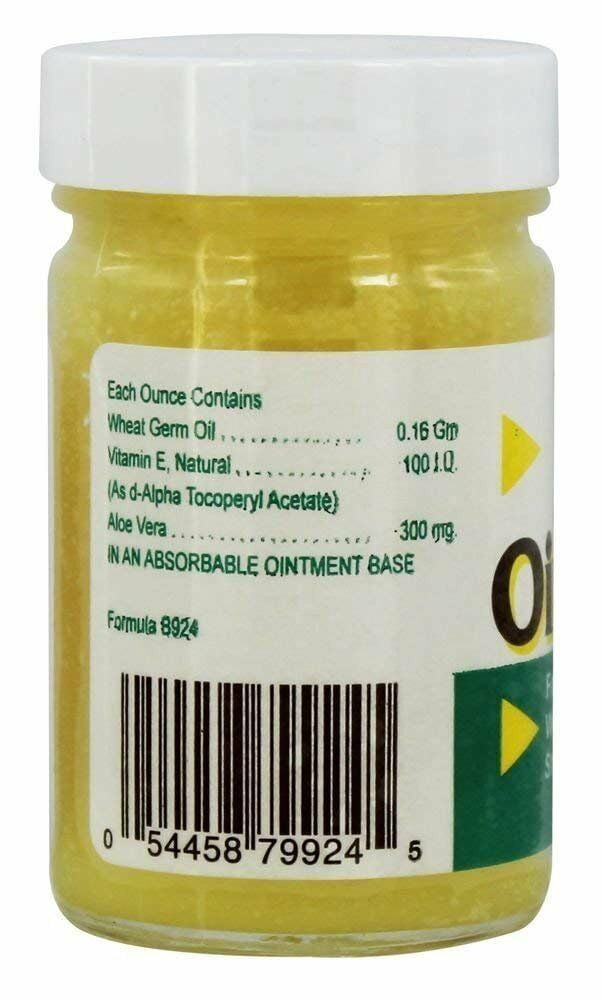 Basic Organics Soothing Ointment Wheat Germ Oil Vitamin E, 2oz, 5-Pack